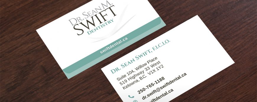 Dr. Sean M. Swift Dentistry Business Card